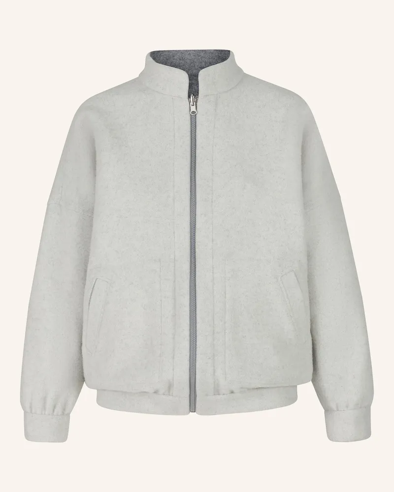 Helene Galwas Wende Blouson Jacke Luise grau Weiss