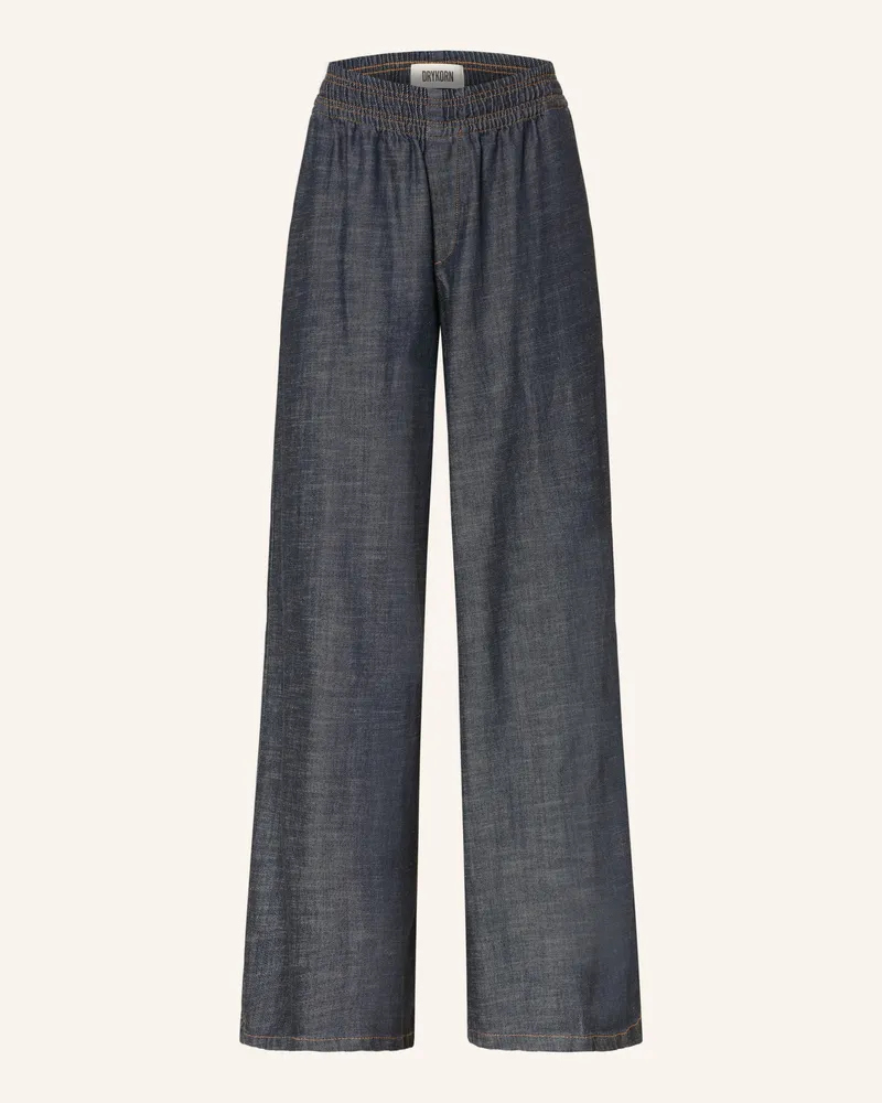 Drykorn Wide Leg Jeans Ceiling blau 3000