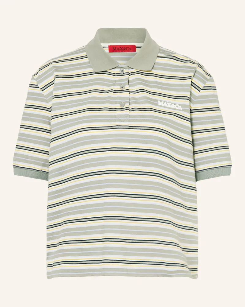 MAX&Co. Jersey-Poloshirt MANDARE Weiss