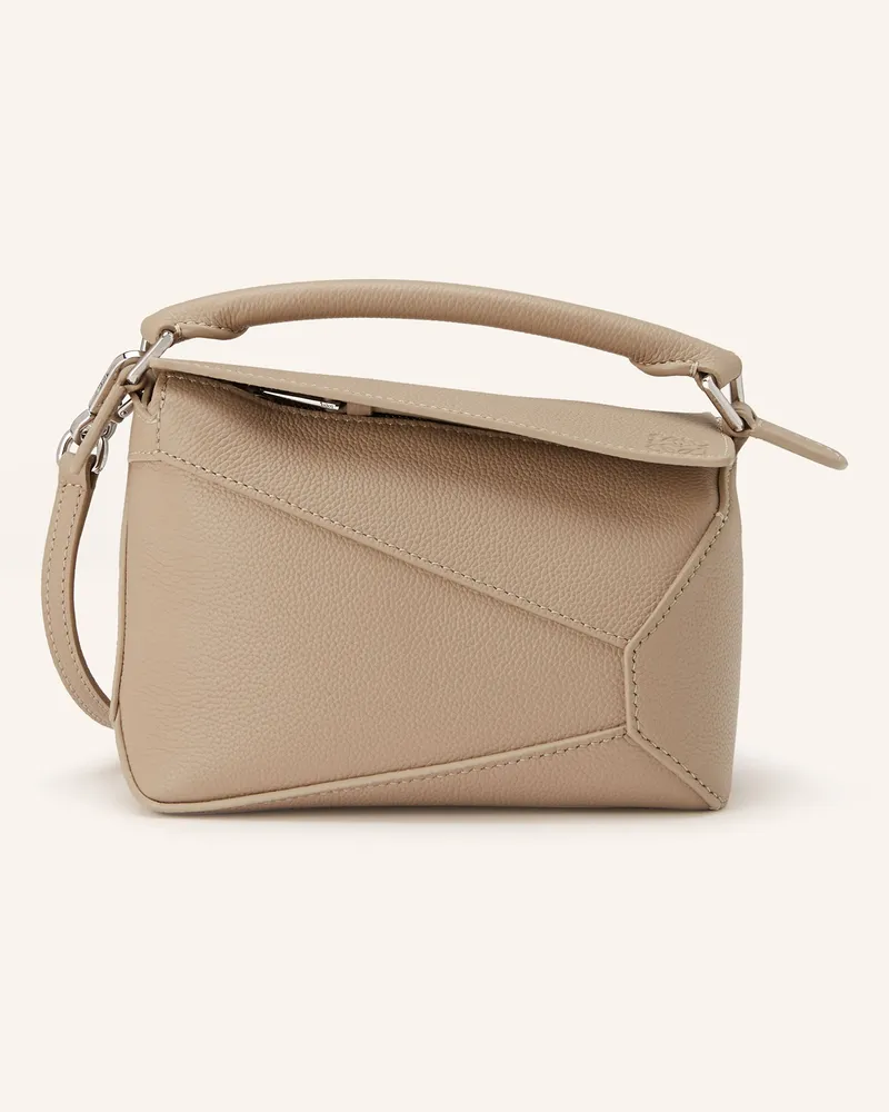 Loewe Handtasche Puzzle Edge Mini beige Taupe