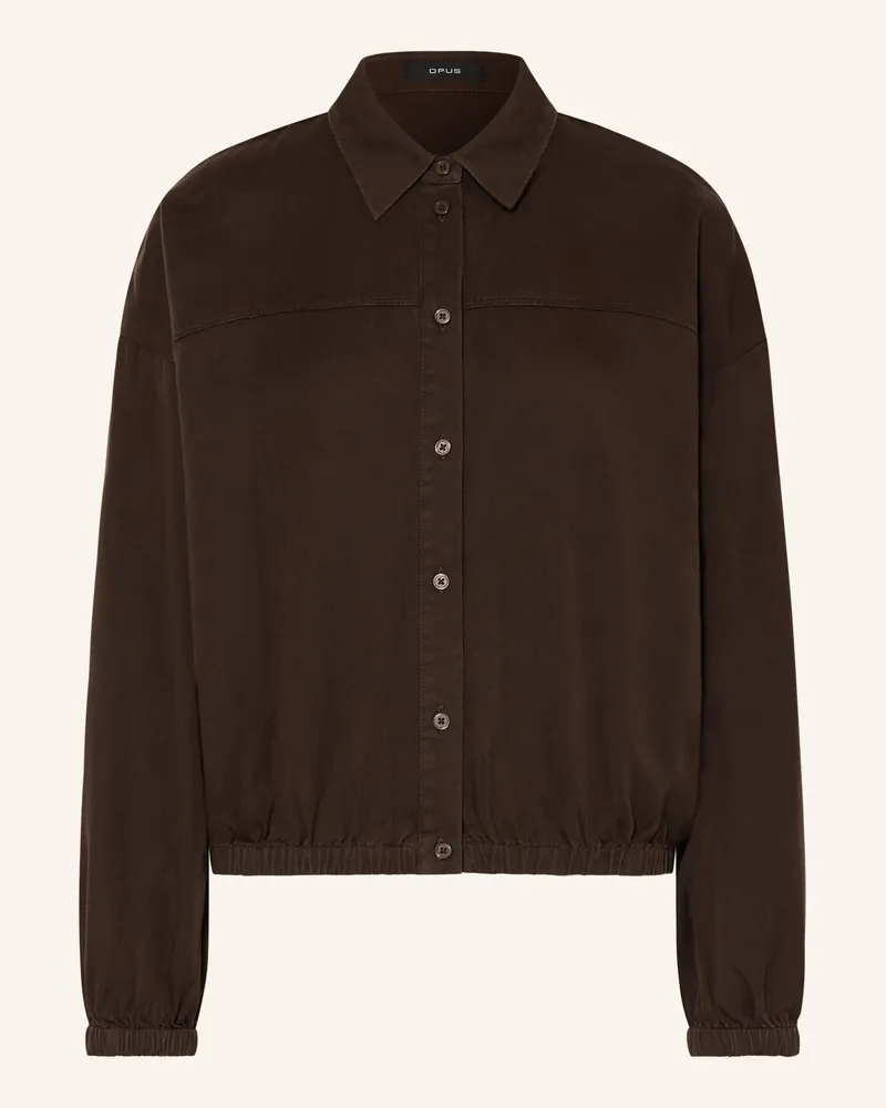 OPUS Overjacket Fynamo braun Dunkelbraun