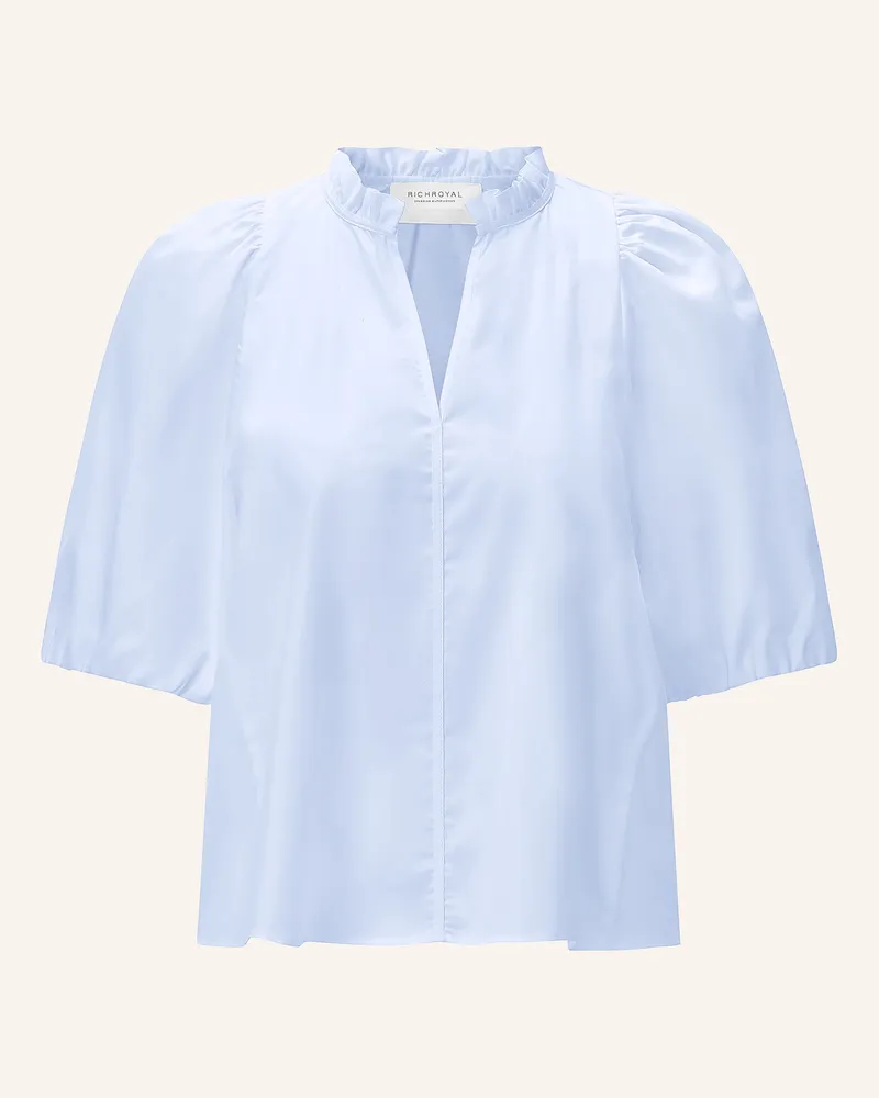 Rich&Royal Blusenshirt Mit Rüschen blau Hellblau