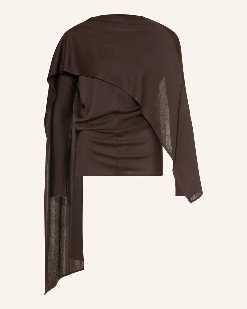 HUGO BOSS Longsleeve Ebiris braun Dunkelbraun