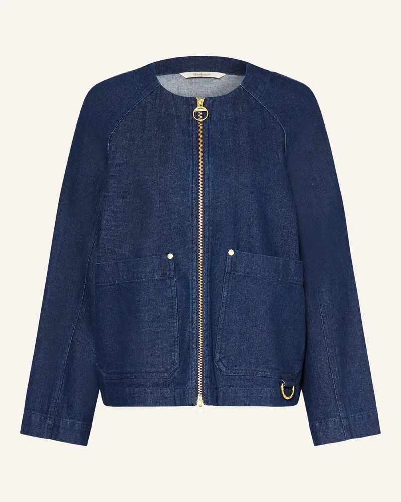 Barbour Jeansjacke Saima blau Dunkelblau