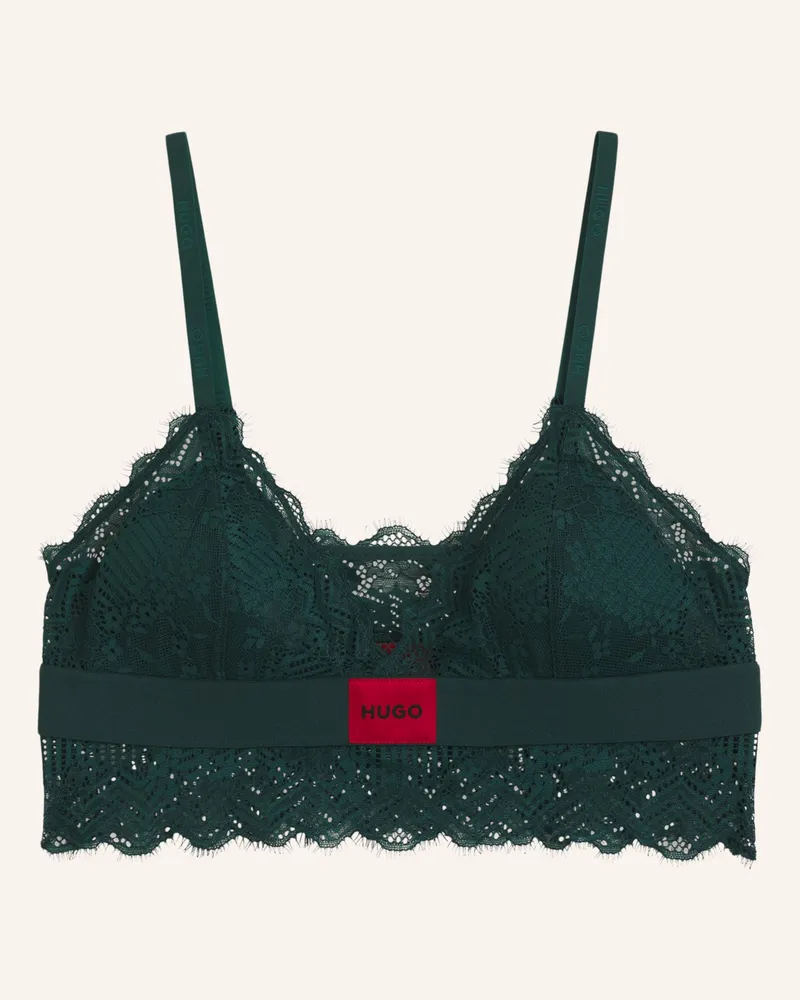 HUGO BOSS Triangel-BH LACE Dunkelgrün