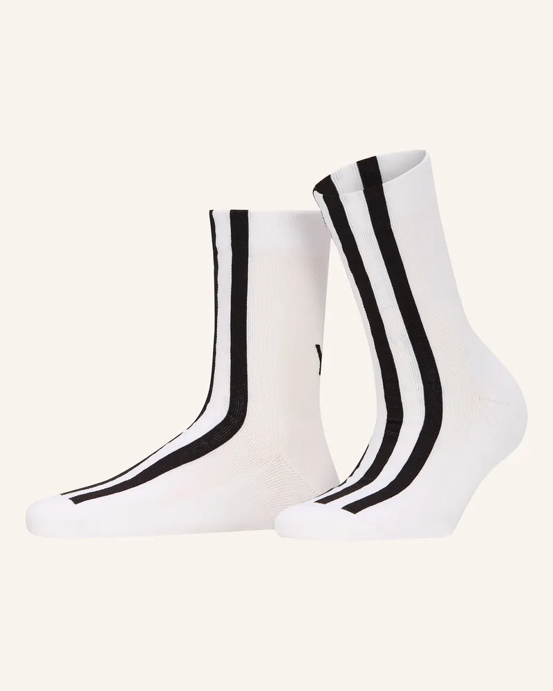 Y-3 Socken Y-3 Stripes weiss White