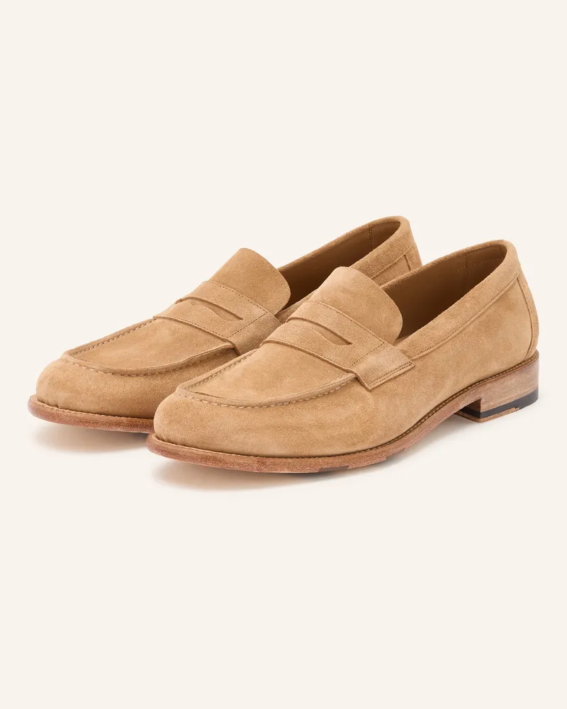 Cordwainer Penny-Loafer beige Cognac