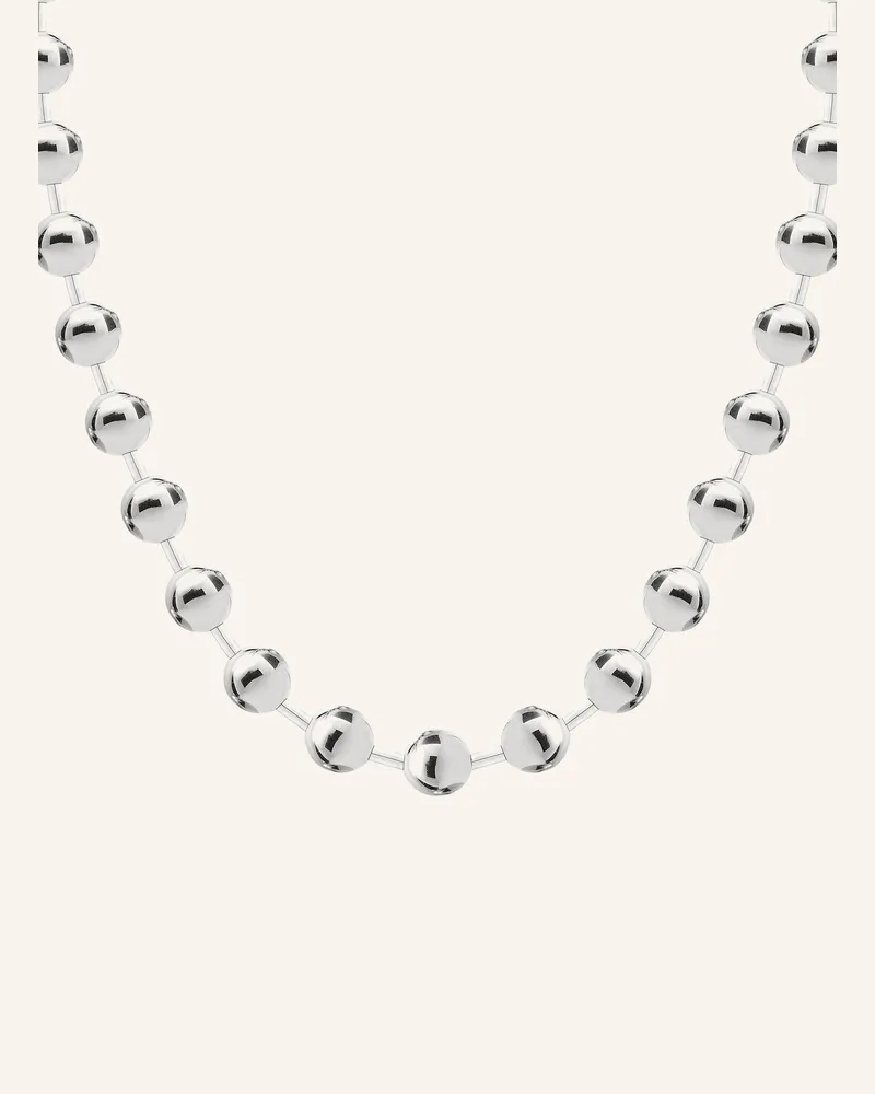 Liebeskind Halskette  Aus  Edelstahl silber Silber