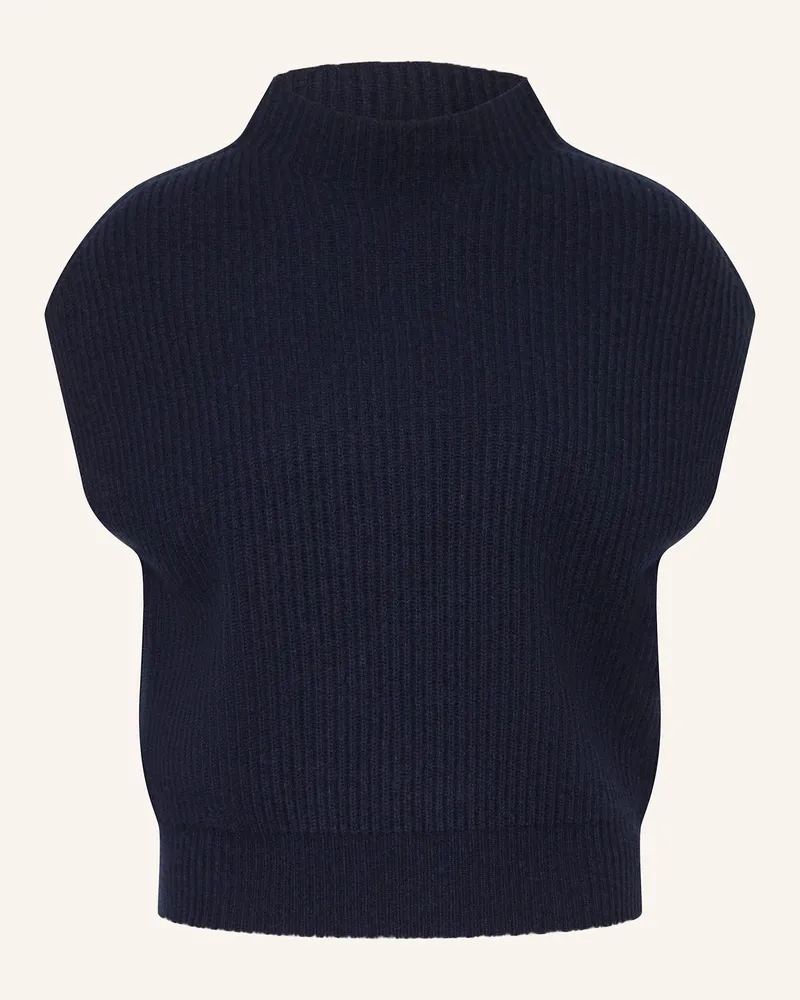 lilienfels Pullunder mit Cashmere Dunkelblau