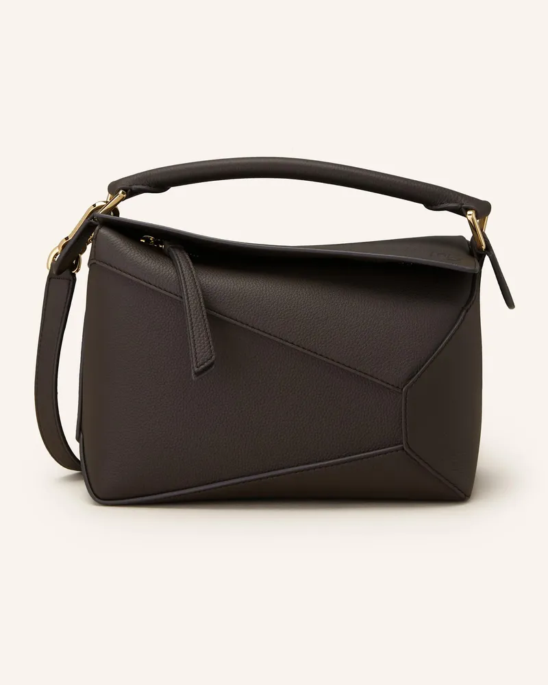 Loewe Handtasche PUZZLE EDGE SMALL Dunkelgrau