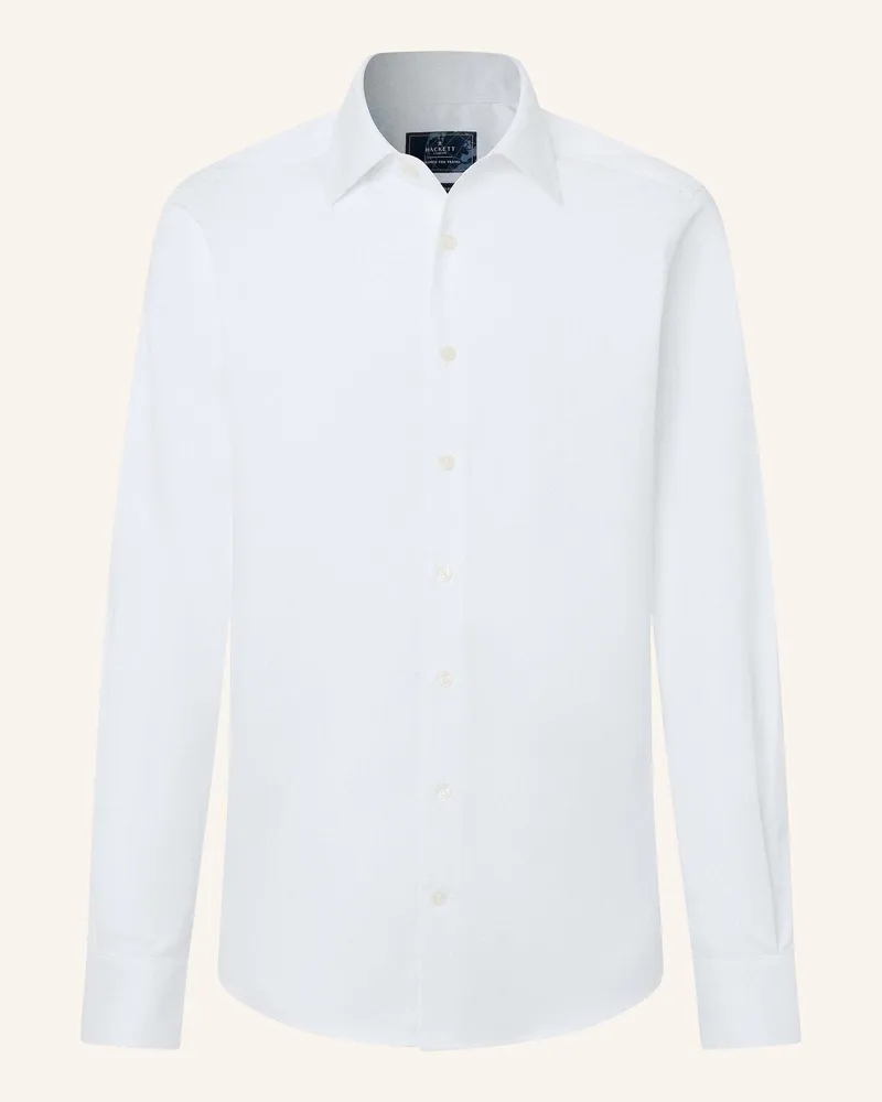 Hackett Freizeithemd Ttvl Easycare Solid weiss Weiss