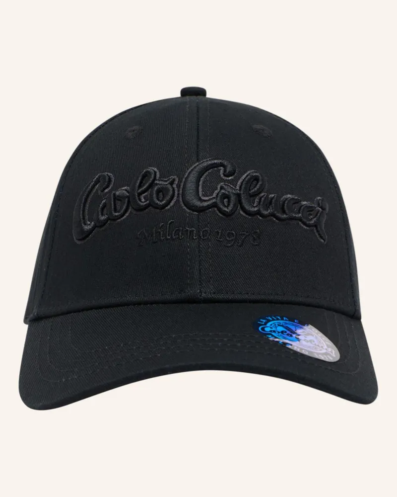 Carlo Colucci Unisex Basic Basecap ELEZI Schwarz