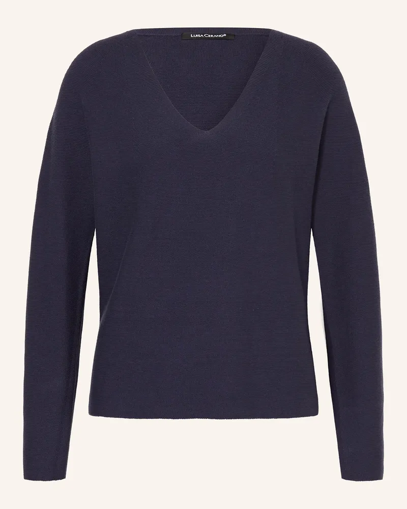 Luisa Cerano Pullover Dunkelblau