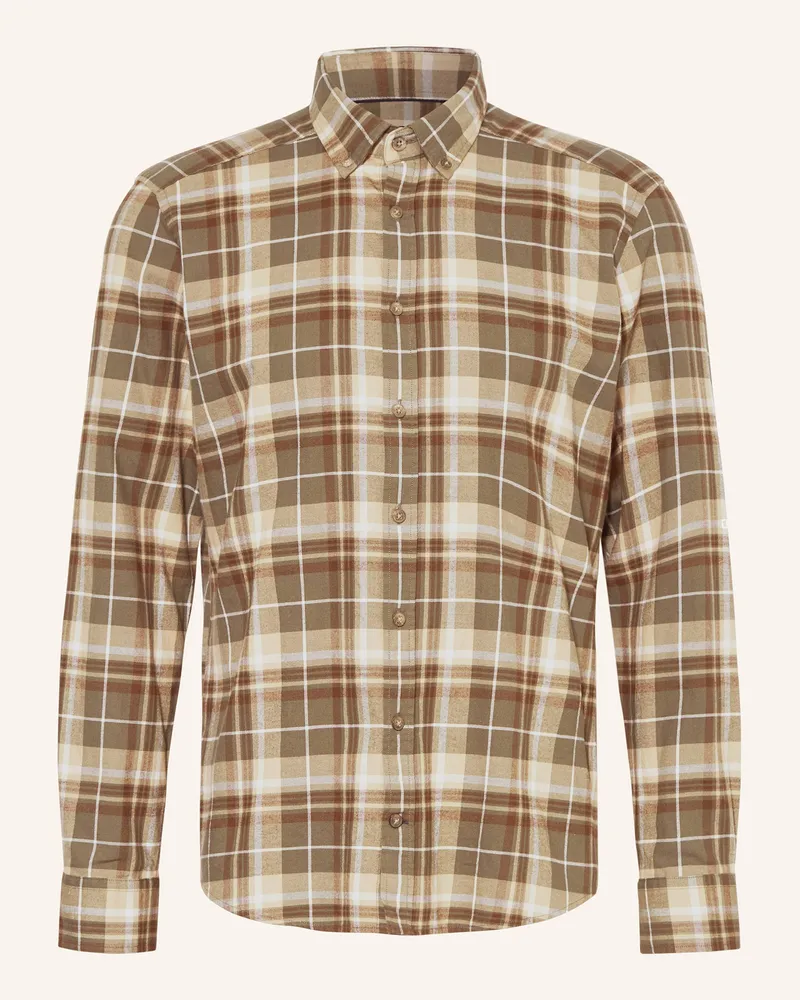 Strokesman's Hemd Regular Fit Oliv