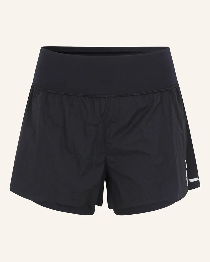 2XU Laufshort Aero Hi-Rise 2-In-1 3 Inch Shorts schwarz Schwarz
