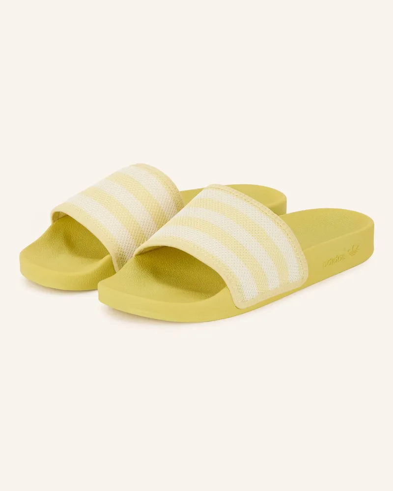adidas Pantolette ADILETTE Gelb