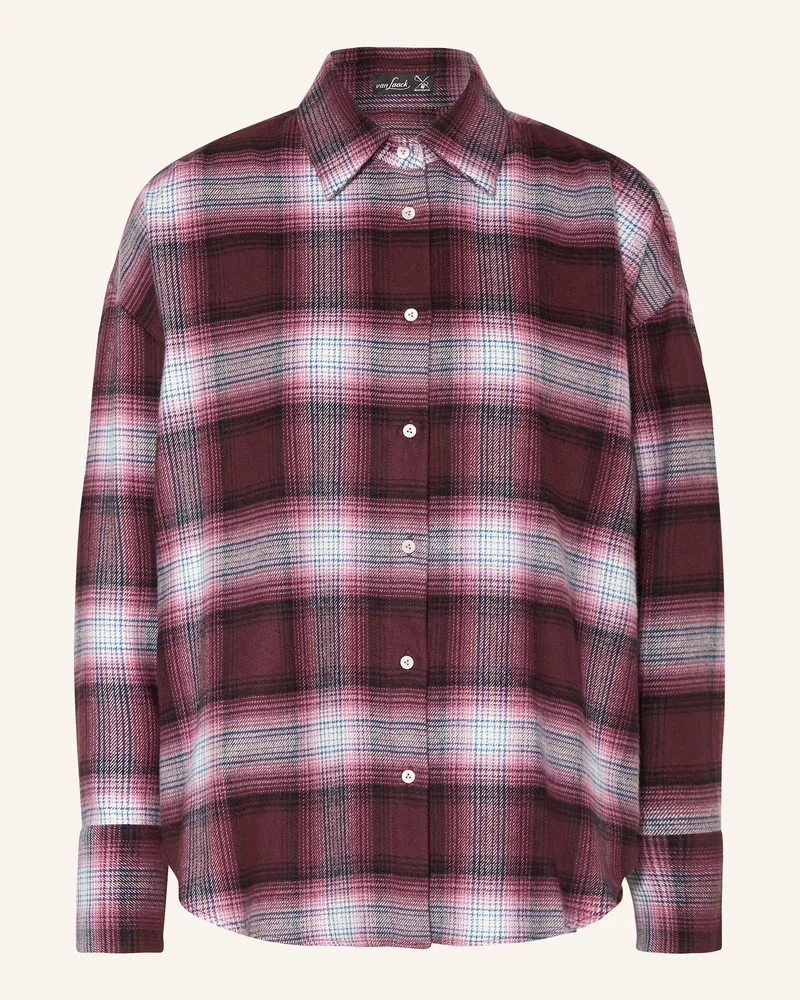 van Laack Hemdbluse VL-BESNA-SVKN aus Flanell Dunkelrot