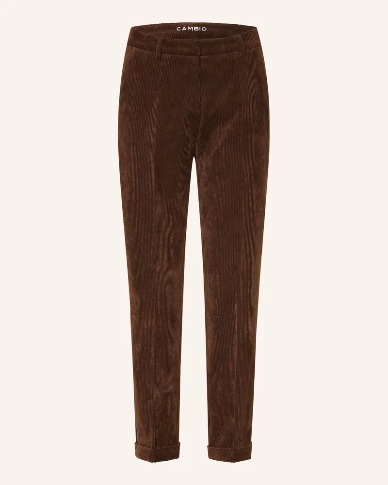 Cambio Cordhose Krystal braun Dunkelbraun