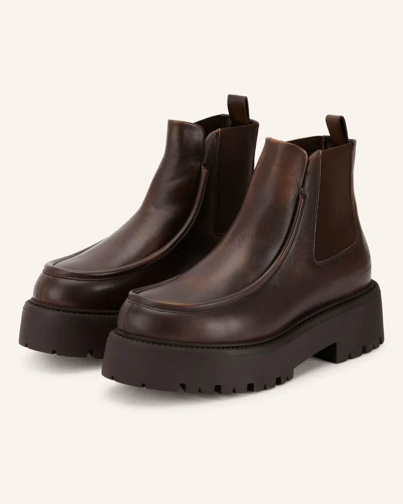 Copenhagen Chelsea-Boots cph725 braun Dunkelbraun