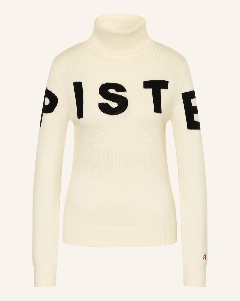 Perfect Moment Pullover PISTE aus Merinowolle Creme