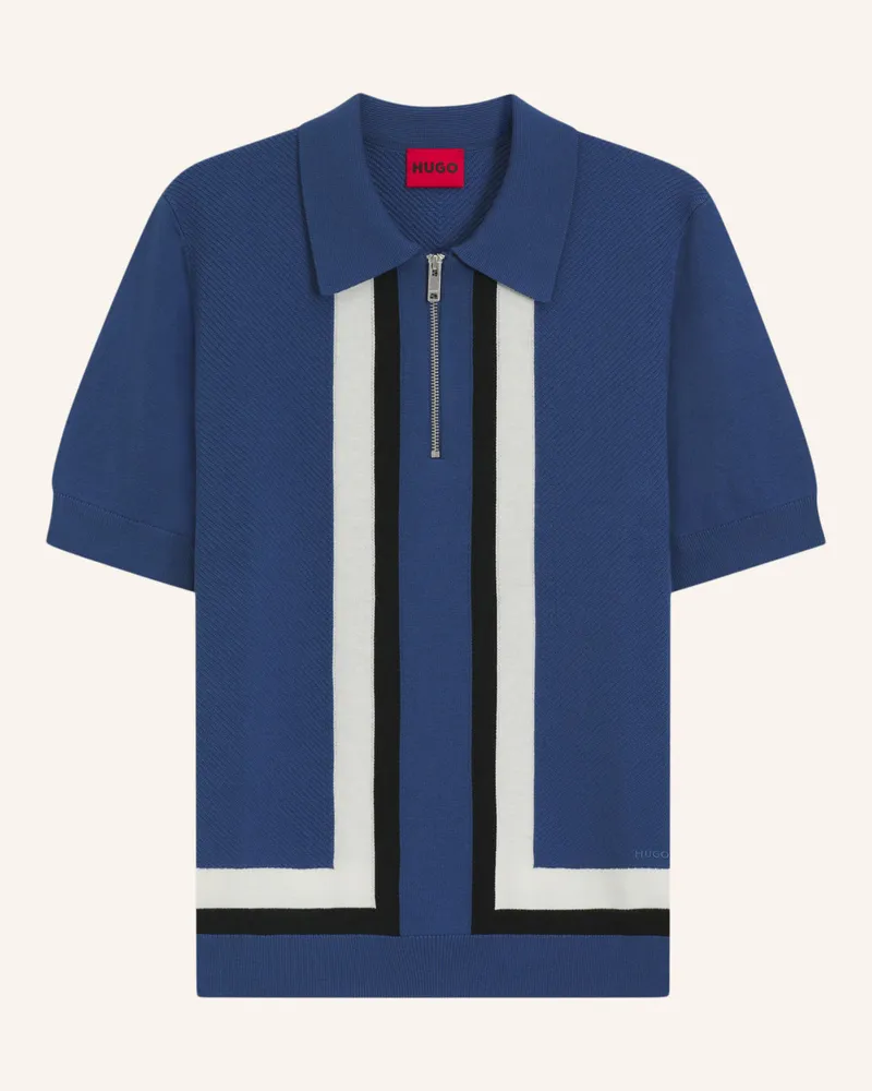 HUGO BOSS Pullover SHOLPONE Relaxed Fit Blau