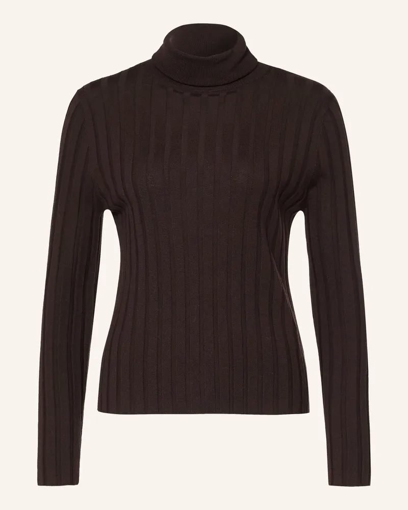 ALLUDE Rollkragenpullover braun Dunkelbraun