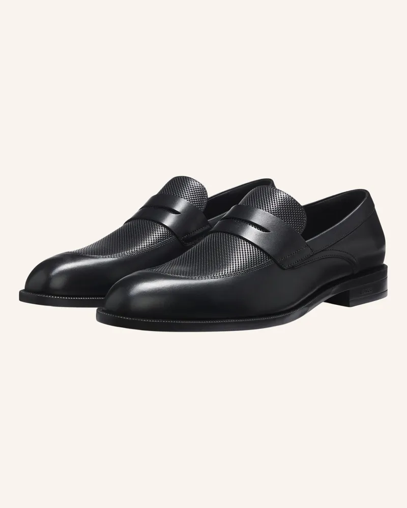 HUGO BOSS Casual Slipper Tayil_Loaf_Bupf schwarz Schwarz