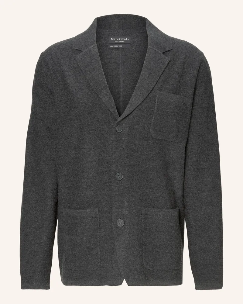 Marc O'Polo Wollsakko Dunkelgrau