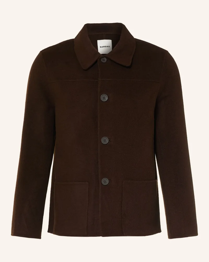 Sandro Overjacket braun Dunkelbraun