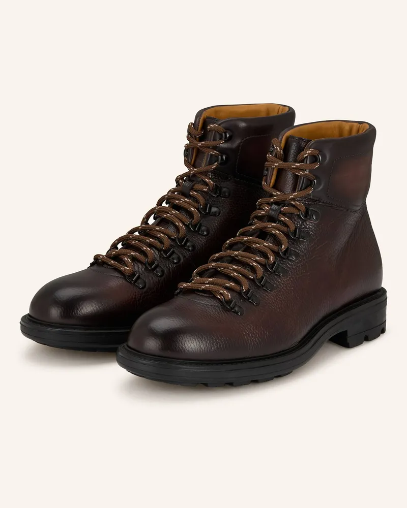 Magnanni Schnürboots RUGOWIND BOWEN Dunkelbraun