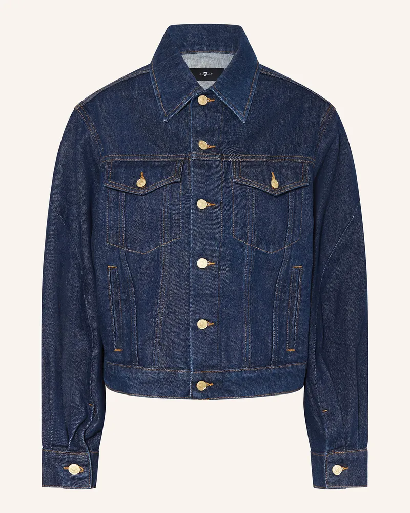 7 for all mankind Jeansjacke TWISTED Dunkelblau