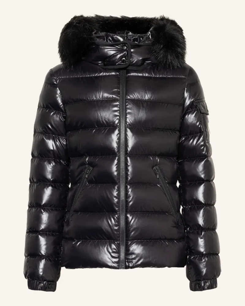 Moncler Daunenjacke BADYF mit abnehmbarem Kunstfell Schwarz