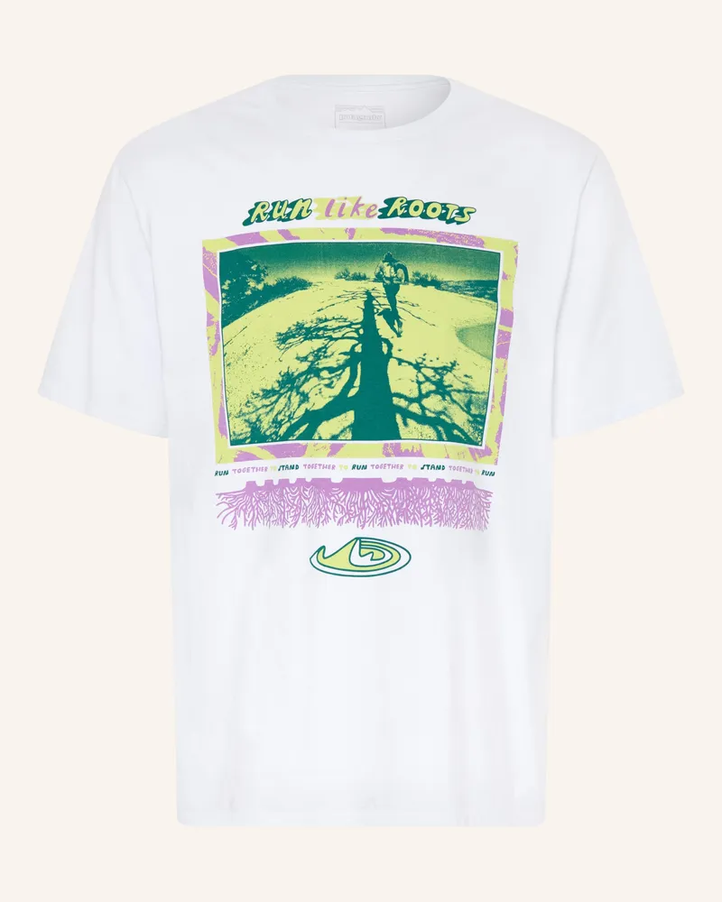 Patagonia T-Shirt Run Like Roots Responsibili-Tee weiss Weiss