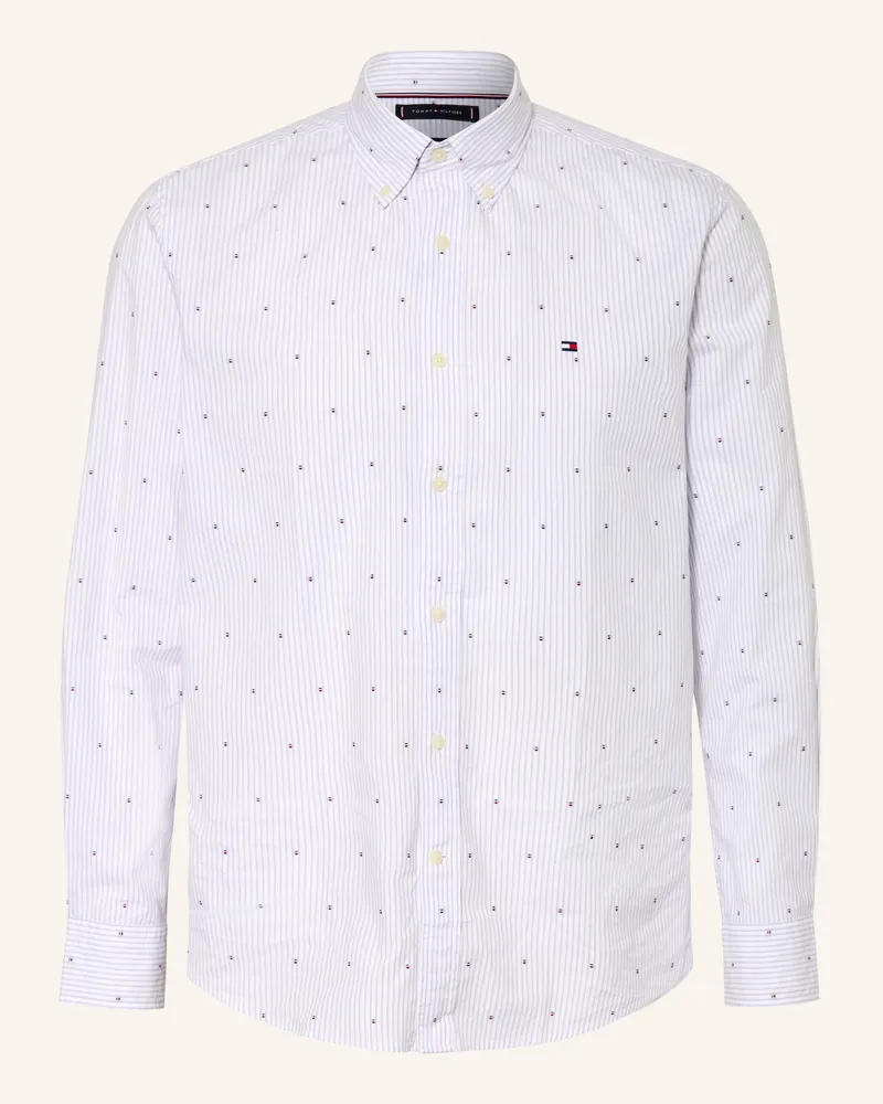 Tommy Hilfiger Hemd Regular Fit blau Weiss