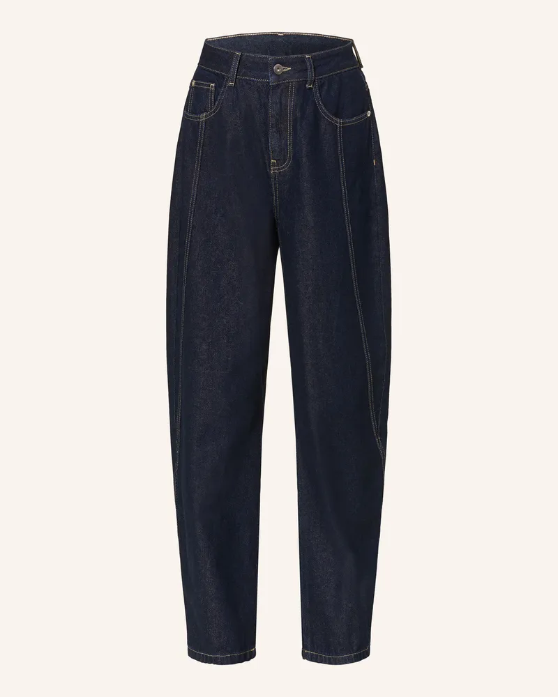Darling Harbour Barrel Jeans blau Raw
