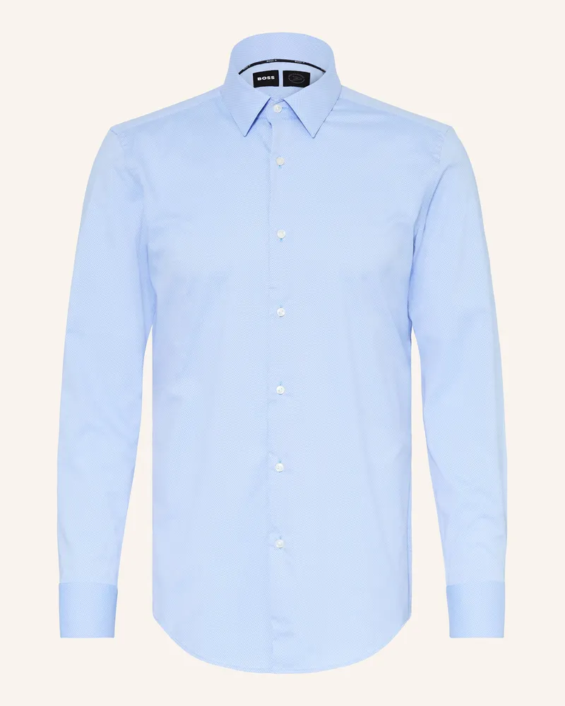 HUGO BOSS Hemd HANK Slim Fit Hellblau