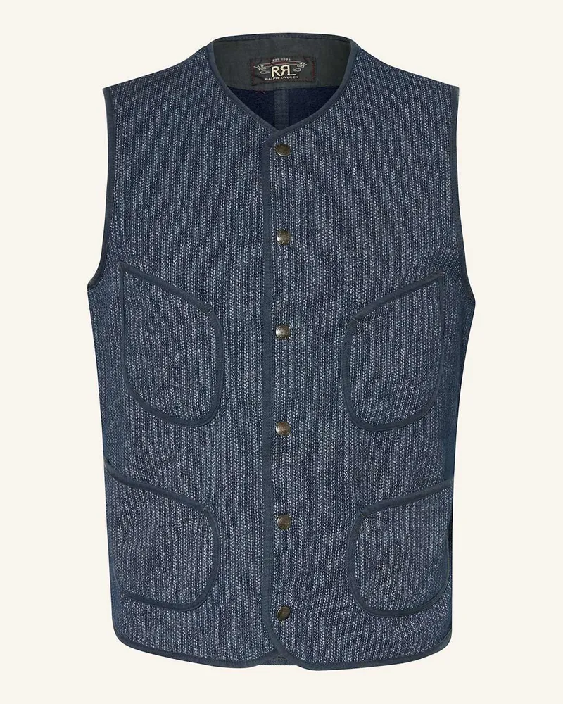 RRL Weste Blau