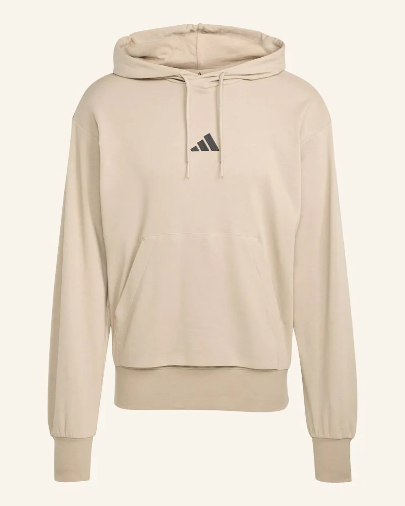 adidas ESSENTIALS FEELCOZY FRENCH TERRY HOODIE Beige