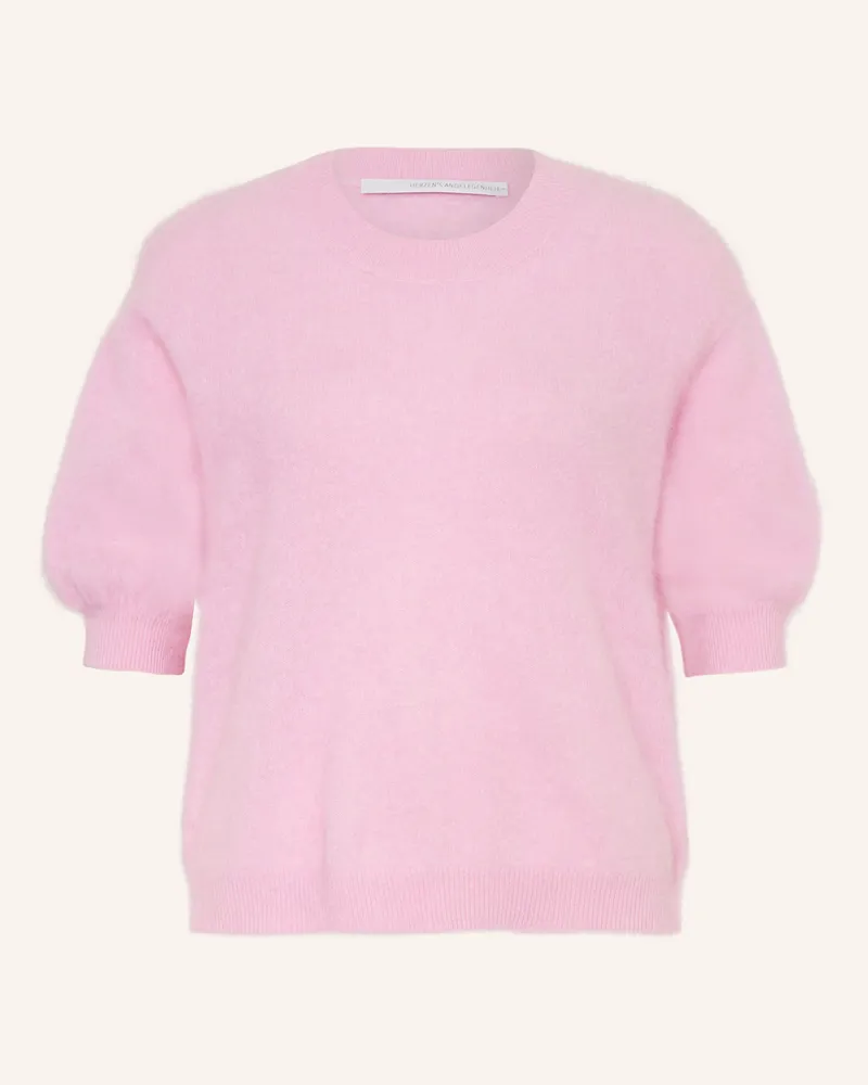 Herzen's Angelegenheit Strickshirt aus Cashmere Pink