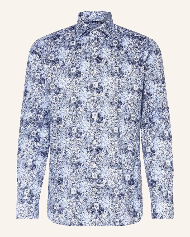 Olymp Hemd Signature tailored fit Blau