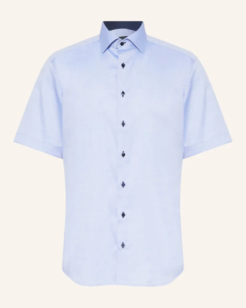 Eterna Kurzarm-Hemd Modern Fit Hellblau