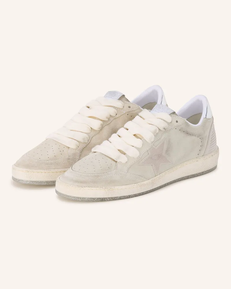 Golden Goose Sneaker Ball Star grau Hellgrau
