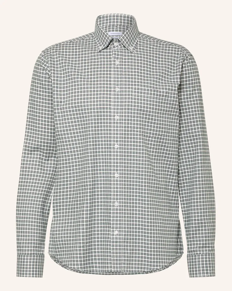 Seidensticker Flanellhemd Regular Fit gruen Dunkelgrün