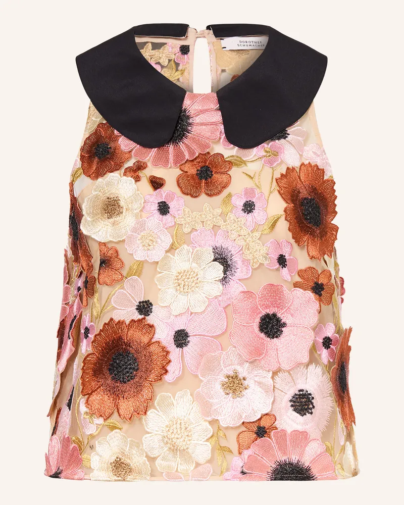 Dorothee Schumacher Blusentop Blooming Meadow Mit Seide pink Beige