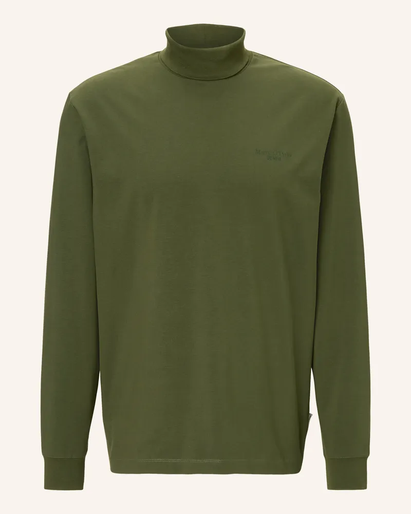 Marc O'Polo Langarm-Shirt Dunkelgrün