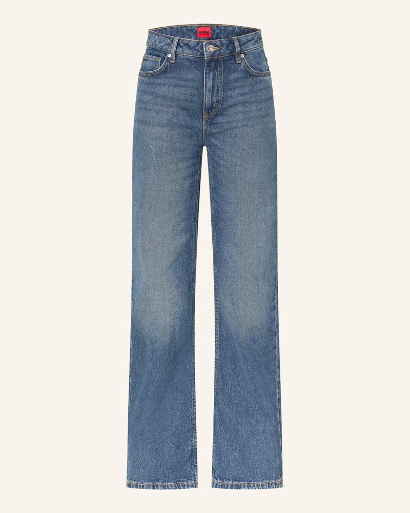 HUGO BOSS Flared Jeans Gorinne blau 417