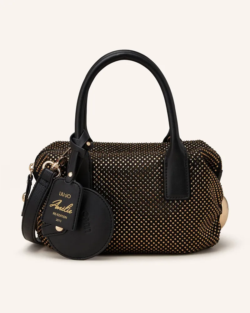 Liu Jo Handtasche mit Schmucksteinen Schwarz