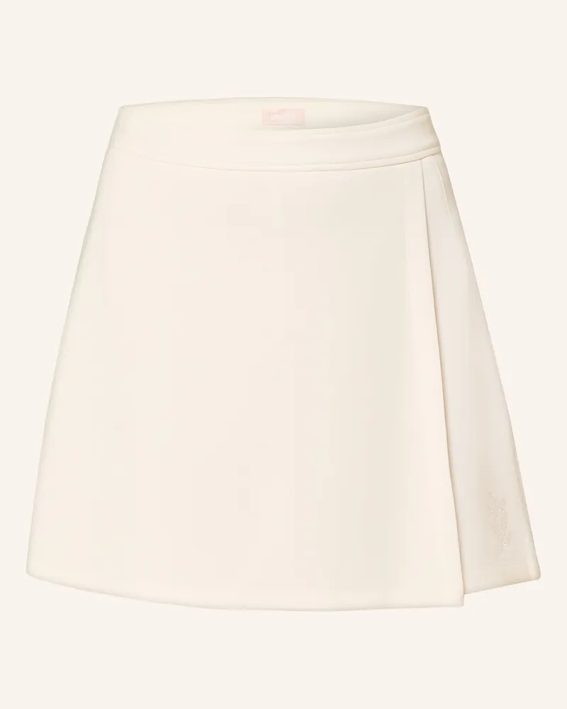 Liu Jo Skort aus Jersey mit Schmucksteinen Creme