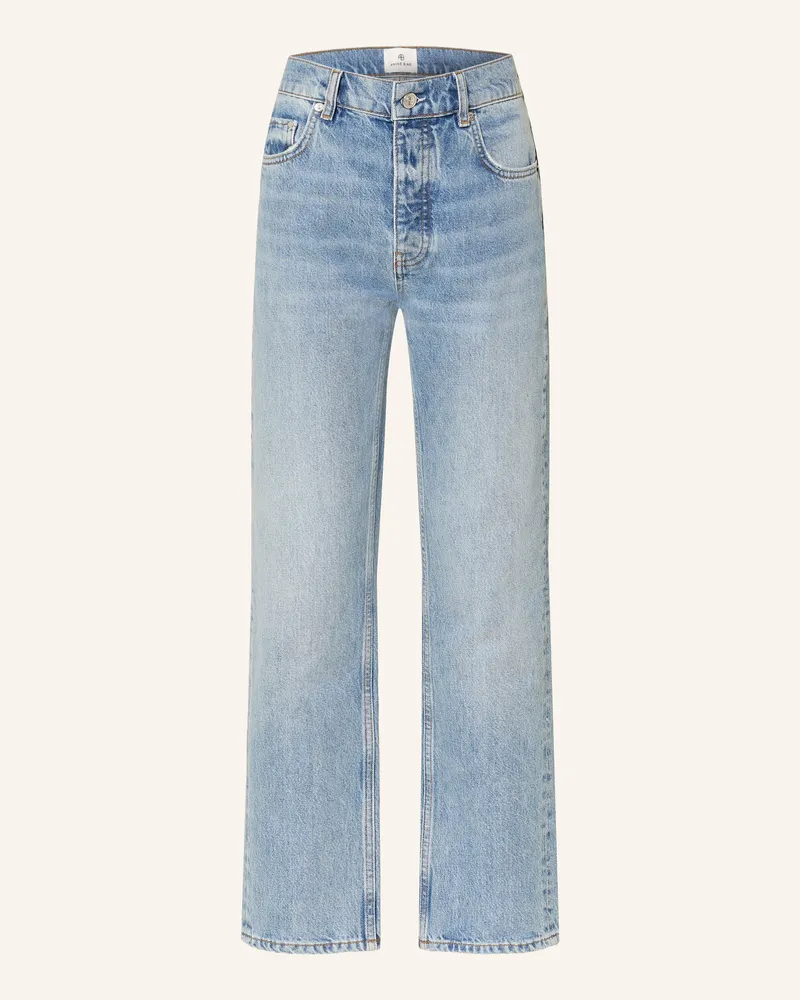 Anine Bing Straight Jeans Kate blau Arbor