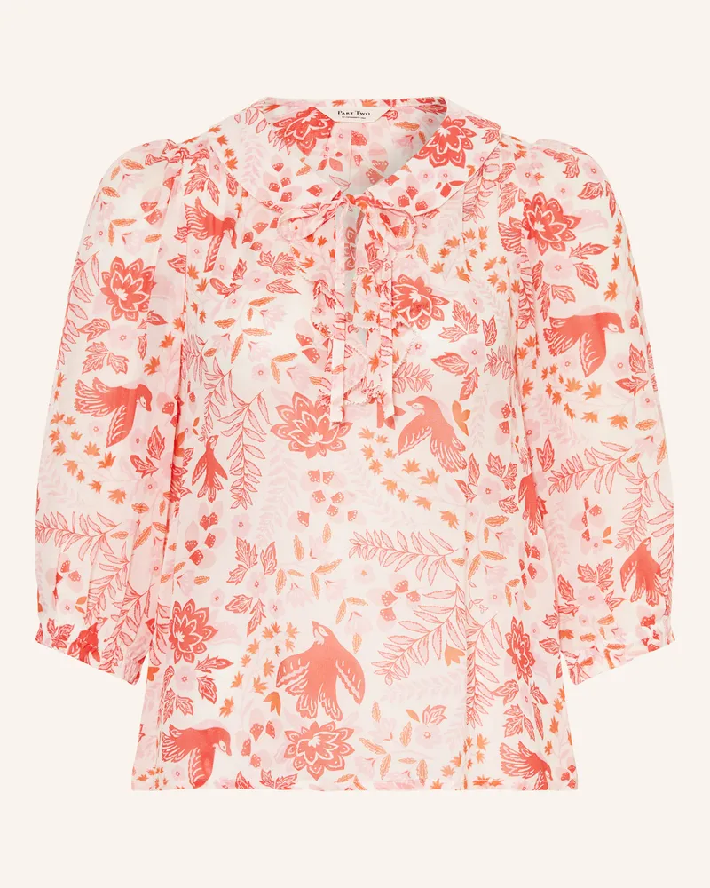 Part Two Blusenshirt Alviapw Mit 3/4-Arm rosa Rot